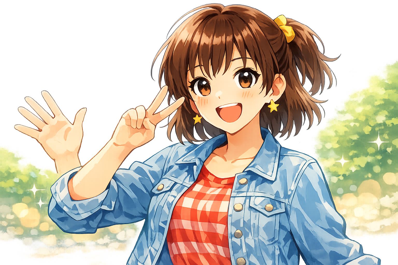 アクティブキュートの明るく元気な印象を表す女性像