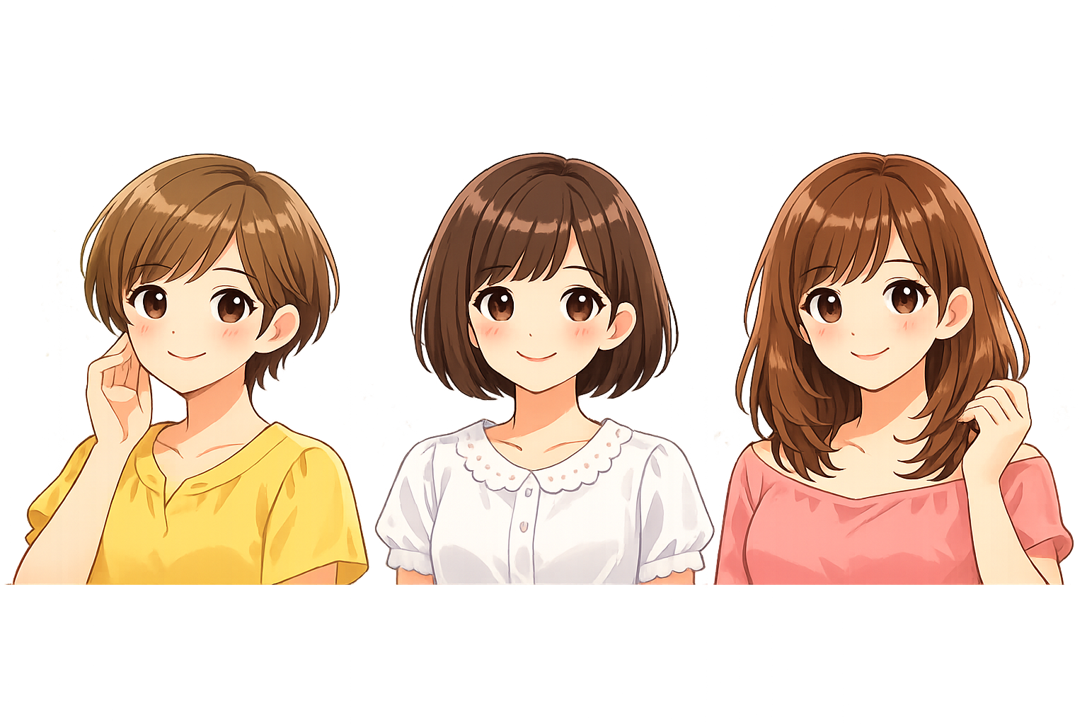 自身の顔タイプや骨格を活かし、自信を持ってヘアスタイルを楽しむためのポジティブなイメージ