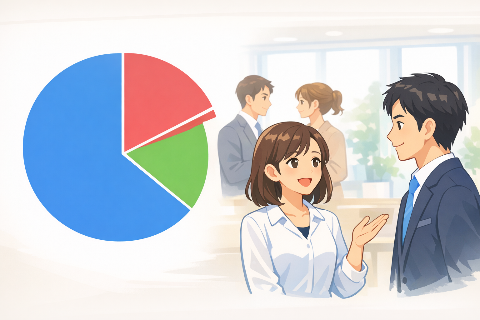 前向きな表情で歩き出す人物の後ろ姿や、美しい肌と髪を象徴する明るく光が差し込むライフスタイルのイメージ