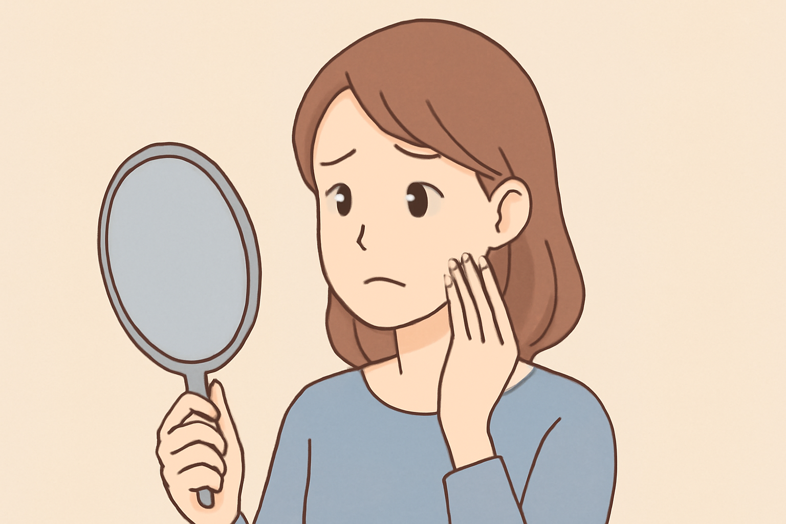 ブルベ髪色を明るめに整えるケアのイメージ