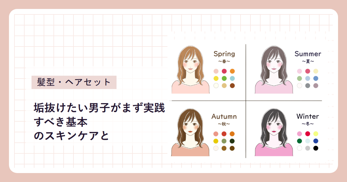 清潔感のある洗面台に整然と並ぶメンズスキンケア化粧品とヘアケア用品